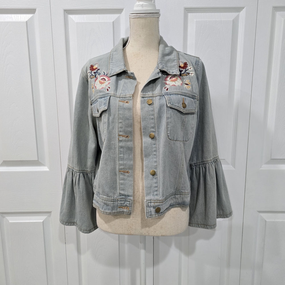 Embroidered Denim Jacket